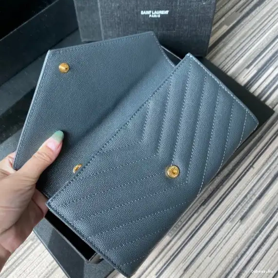 LARGE FLAP MONOGRAM WALLET YSL 0630